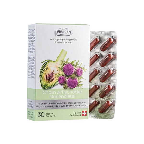 Livsane Cholinergic Artichoke Milk Thistle Liver Support Supplement