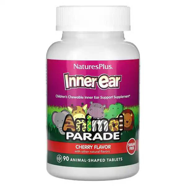 Nature's Plus Animal Parade Inner Ear Support Gummies - Cherry, 90 Count