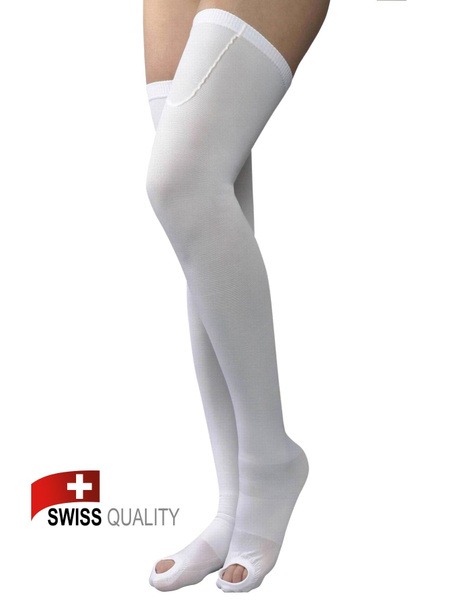 Venosan White Compression Stockings, Class 1