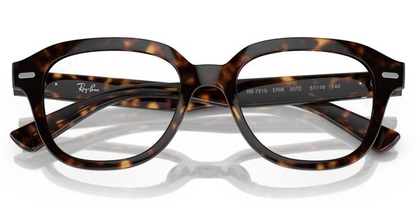 Ray-Ban RX7215 2012 Brown Acetate Panto Eyeglass Frames for Women