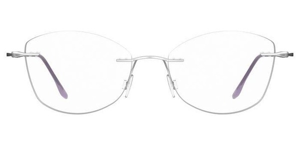 7th Street 7A 580 Titanium Butterfly Eyeglass Frames - Grey
