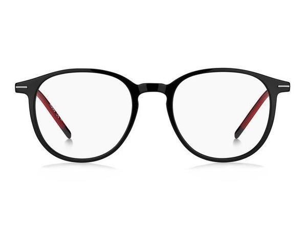 Hugo Boss HG1206 807 Black Acetate Panto Men's Eyeglass Frames