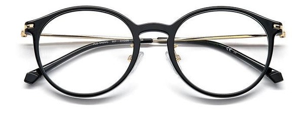 Polaroid PLD D429/G 807 Black Round Plastic Women's Eyeglass Frames