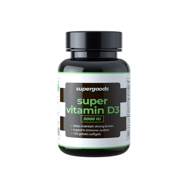 Vitamin D3 5000 IU: 120 Capsules for Immune Support