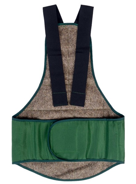 Green Dog Hair Corset Belt Size M/L