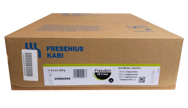 Fresubin Diabetes Cappuccino Drink, 24 x 125g (188kcal)