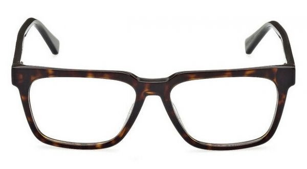 Guess GU50059 052 Brown Rectangular Plastic Men's Eyeglasses Frames
