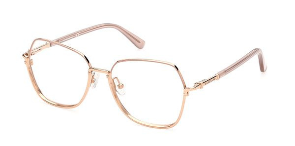 Guess by Marciano GM380 028 Gold Hexagonal Metal Women's Eyeglass Frames