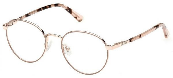 Guess GU8274 059 Beige Round Metal Women's Eyeglass Frames