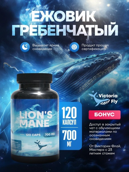 Lion's Mane Mushroom 120 Capsules (700mg) - Powdered Mycelium Extract