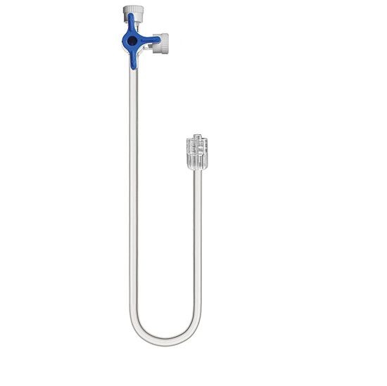 Medical-Grade 3-Way Infusion Stopcock with 30cm Extension Line