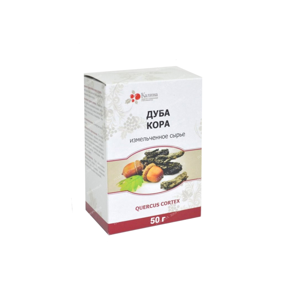 Oak bark crushed raw materials 50g
