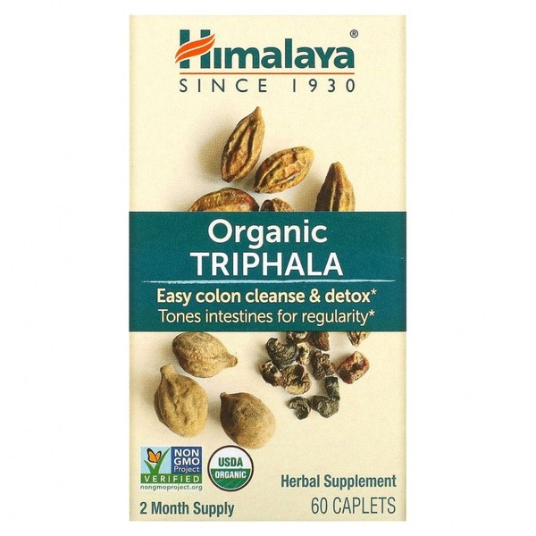 Himalaya Triphala: 60 Tablets for Colon Cleanse
