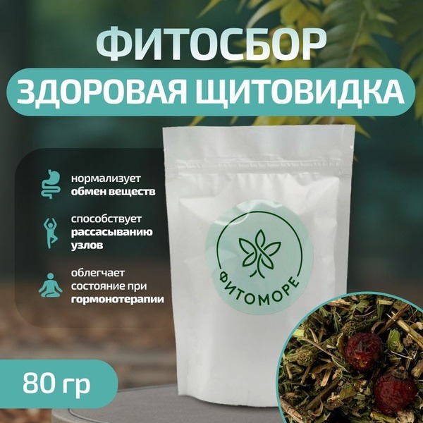 Thyroid Support Herbal Blend, 80g - Fitomore