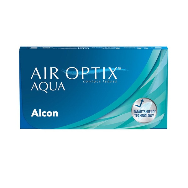 Air Optix Aqua Contact Lenses (-3.75, 6-Pack, 1-Month Supply)