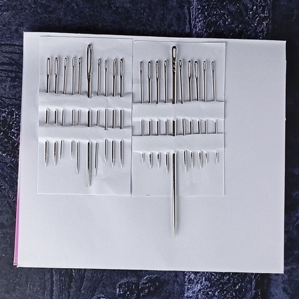 20-Piece Heavy-Duty Sewing Needles for Hand Sewing &amp; Embroidery
