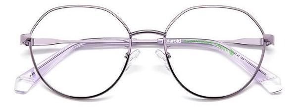 Polaroid PLD D490/G789 Fuchsia Metal Women's Eyeglass Frames