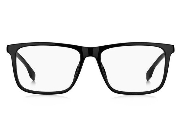 Boss 1571 807 Black Rectangular Men's Eyeglass Frames