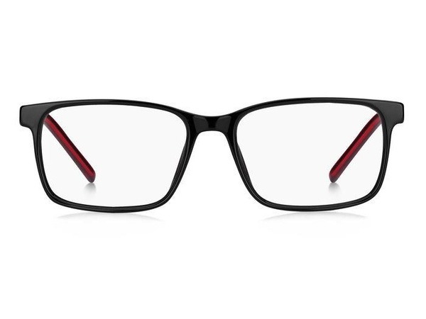 Hugo Boss HG1163 Black Rectangular Plastic Men's Eyeglass Frames