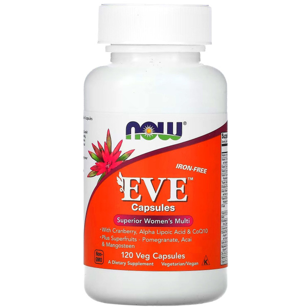 NOW Eve Superior Women's Multivitamin: 120 Veggie Caps