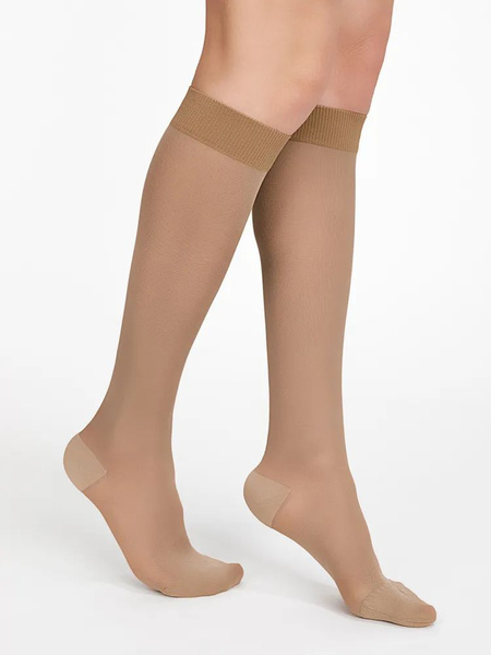 Compression Socks - ORTO Dark Beige, Class 2