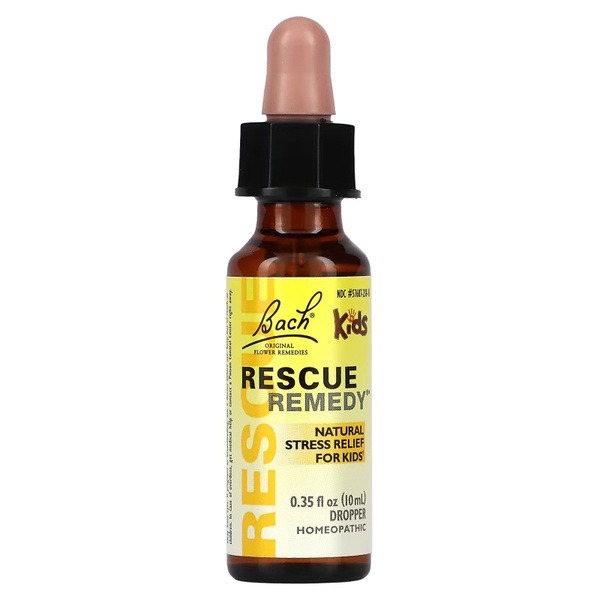 Bach Flower Rescue Remedy for Kids: Alcohol &amp; Sugar-Free Stress Relief (10ml)