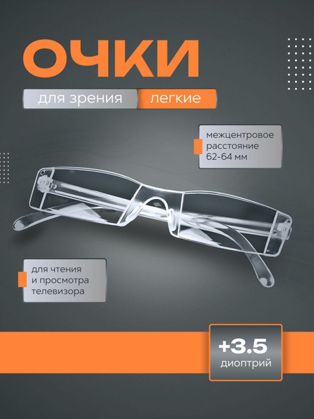 Reading Glasses for Women &amp; Men (+3.5 Diopters)