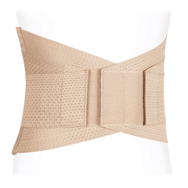 Beige Lumbar-Sacral Semi-Rigid Support Brace PRR-125