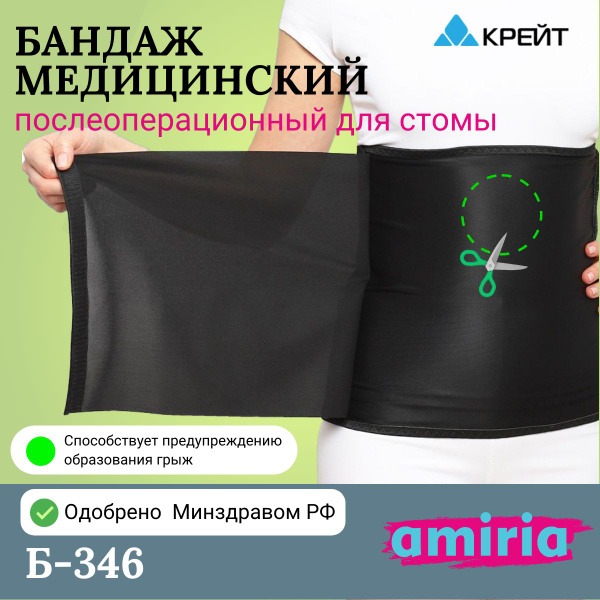 Post-Surgery Ostomy Support Bandage: All Sizes, Rehabilitation &amp; Secure Fit