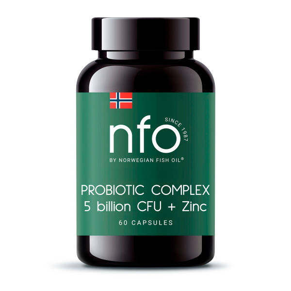 5 Billion CFU Probiotic + Zinc (60 Capsules) - Finland