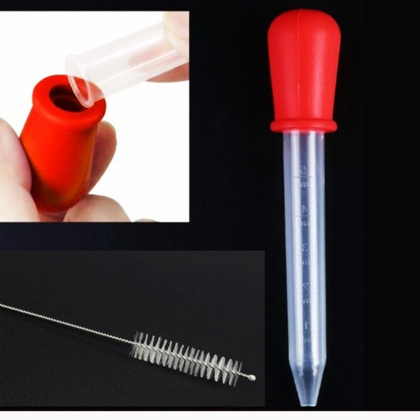 Measuring Pipette with Cleaning Brush for Arts &amp; Crafts