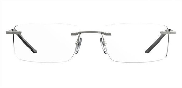 7th Street 7A001 Titanium Rectangular Men's Eyeglass Frames - Grey