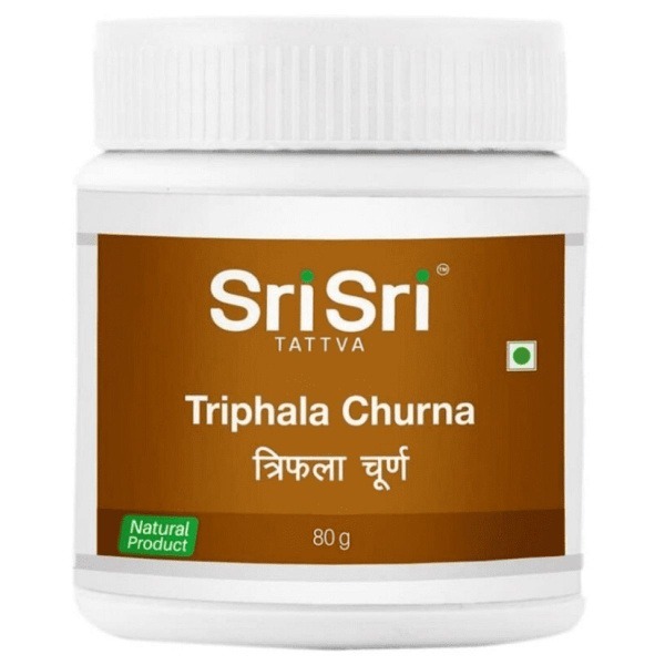 Triphala Churna Supplement: 80g for Cleansing &amp; Rejuvenation