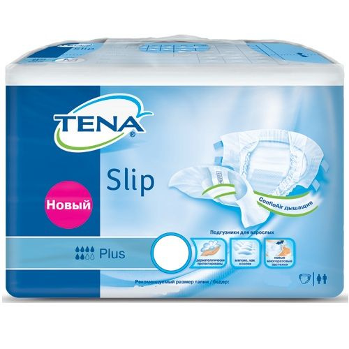 TENA Slip Plus Size L (100-150cm) - 10 Count