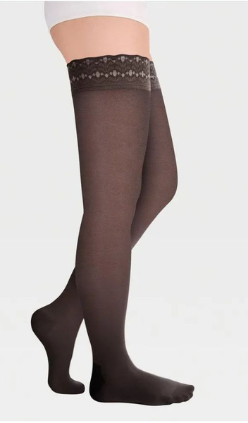 Black Compression Stockings, Class 1 Compression - Ecoten