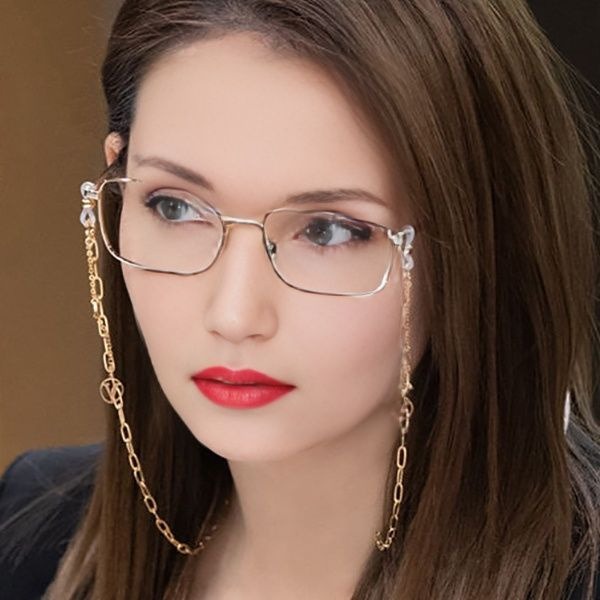 Gold Eyeglass Chain