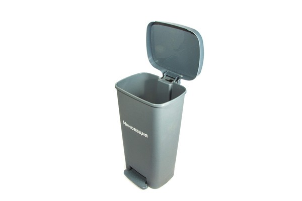 25L Pedal-Operated Medical Waste Container (Class A, Gray)