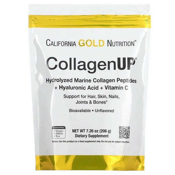 California Gold Nutrition Collagen: 206g Hydrolyzed Supplement