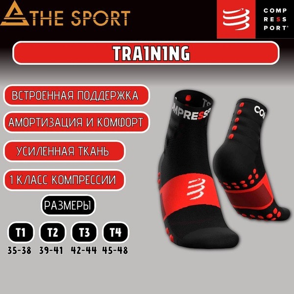 Compressport Compression Socks (Size: 42-44)