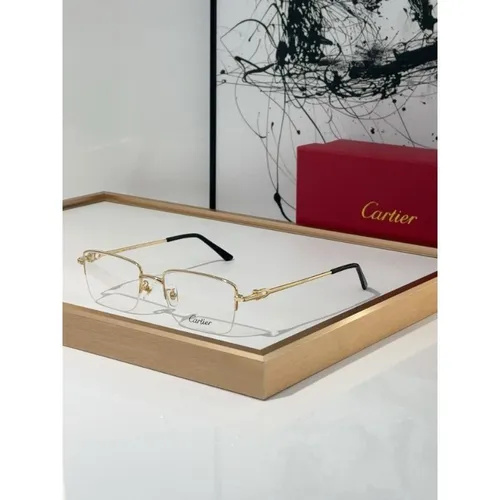 Titanium Half-Rim Eyeglass Frames for Myopia