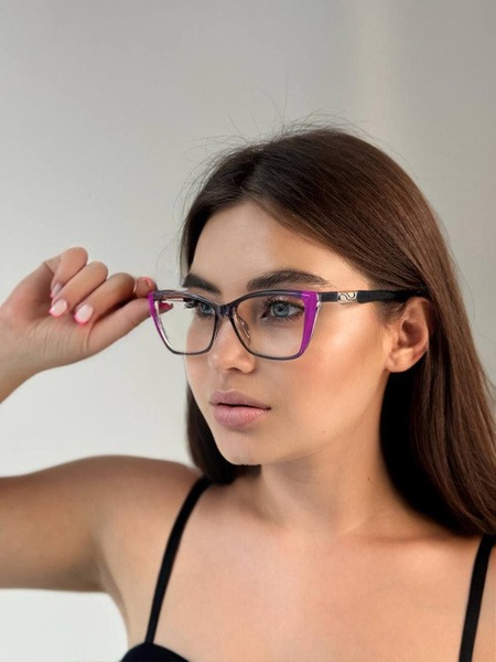 Nikitana Women's Bright Plastic Eyeglass Frames