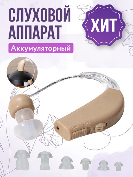 Rechargeable Hearing Aid with Charger