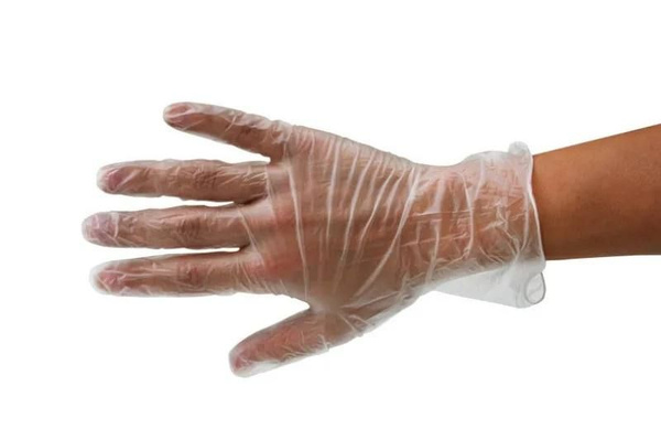 Vinyl Gloves, Size Small, 100 Count (50 Pairs)