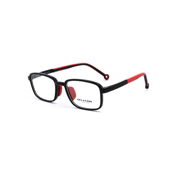 CALANDO 2230 C1 Black/Red Medical Eyeglass Frames