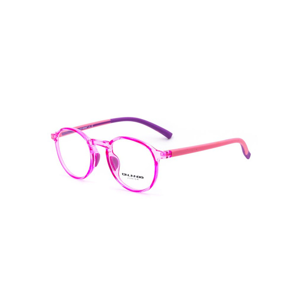 CALANDO 51592 C5 Violet Crystal Medical Eyeglass Frames