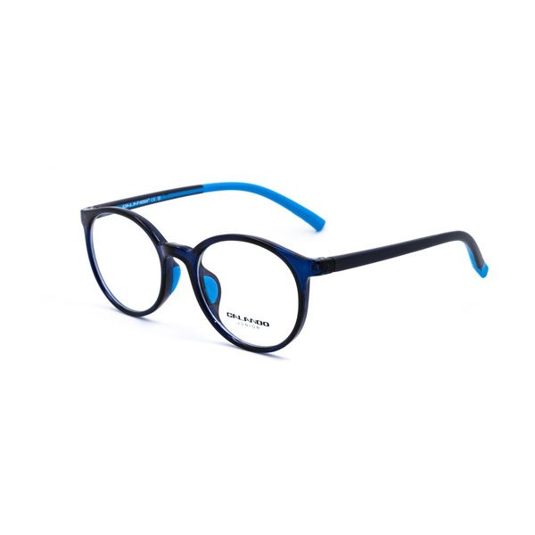 CALANDO 51632 C3 Blue Crystal Eyeglass Frames