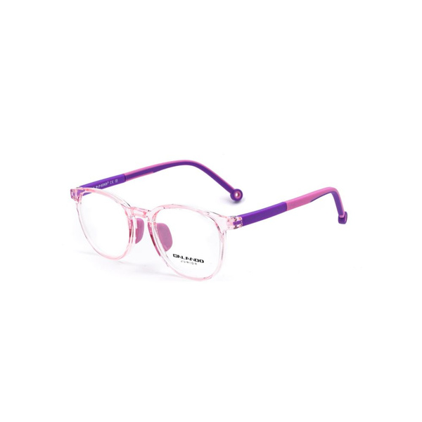 CALANDO 2233 C4 Pink Crystal/Violet Medical Eyeglass Frames