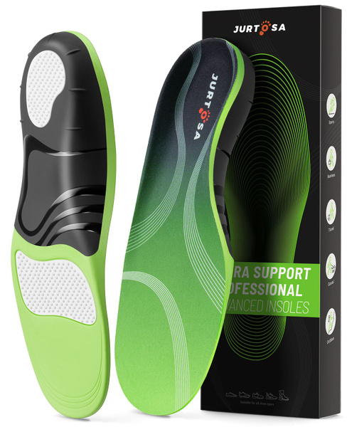 Shock-Absorbing Orthotic Insoles for Shoes &amp; Sneakers