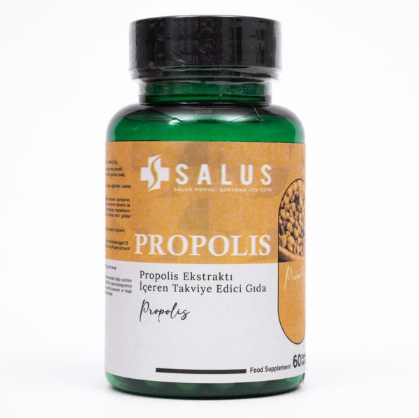 Propolis 540mg: Natural Antibiotic (60 Capsules) - Turkey