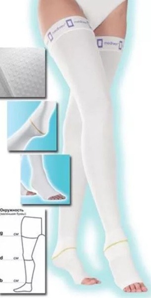 Medi Compression Stockings Beige, Class 2